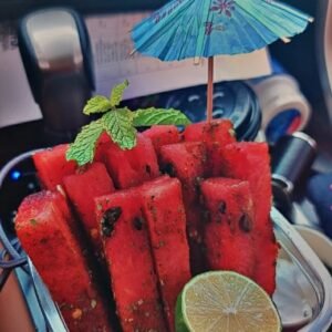 Strawberry and cherry natural juices